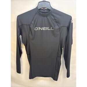 Oneill Performance Fit Athletic Shirt Black/Grey Mens Sz. M